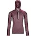 Produktbild ORTOVOX Damen Fleece Light Grid ZN Hoody, rot, L