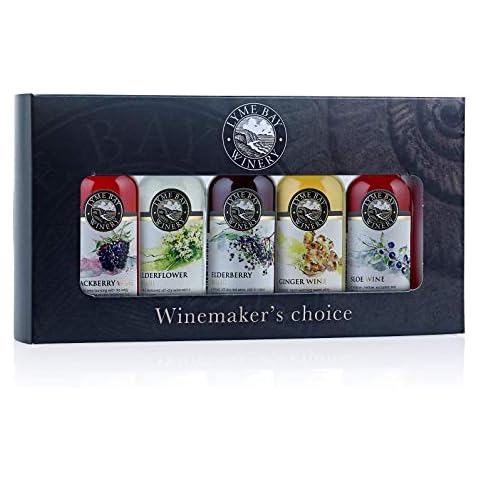 Lyme Bay 5-Piece Miniature Wine Gift Box, 5 cl Cover
