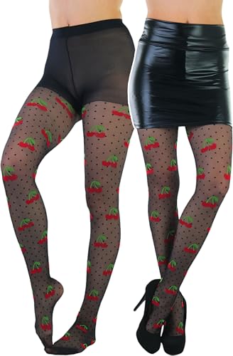 Image of ToBeInStyle Women's Valentine Day Themed Opaque Sheer Pantyhose w /Heart Love