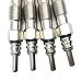 Ensun DRX00059 Diesel Glow Plug - Fast Start Dual Coil - Compatible with - 1997-2004 VW 1.9 TDI (Pack of 4)