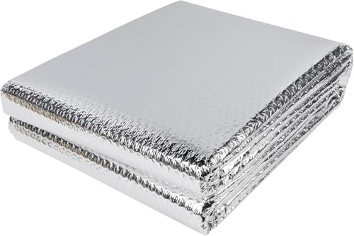 Image of Livshine Double Reflective Aluminum Foil Heat Insulation (1.2Mtr x 3Mtr) 8MM Thick Bubble Shield, Reflective Window Insulation Radiant Barrier Roll for Windows and Roof Weatherproofing (1.2Mtr x 3Mtr)