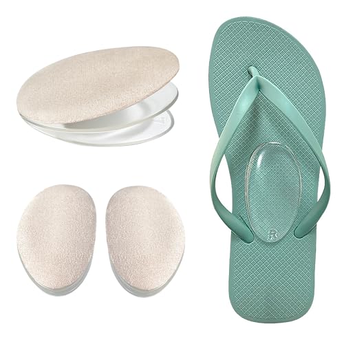 Image of Adjustable Arch Support Shoe Insoles for Flat Feet /High Arch, 3-Layer Gel Arch Inserts for Plantar Fasciitis, Adhesive Arch Pad for Relieve Pressure and Feet Pain.