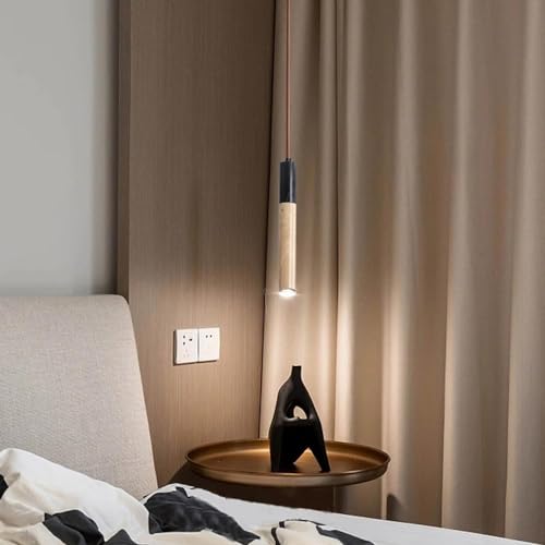 Lámpara colgante lineal led rústica moderna de mármol natural de techo 6