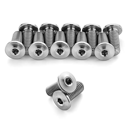 Image of Terske Ultra-Low Profile Superlight Titanium Bottle Cage Bolts