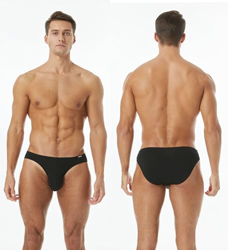 Mens Bikini Underwear Micro Fiber Modal Briefs Pack2
