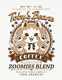 Libreta Toby's Beans: Cuaderno Aesthetic para Amantes del Café, Recetas y Zoomies Blend