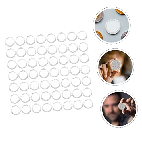 Cajas de almacenamiento para monedas acrílicas 200 pcs miniatura 6