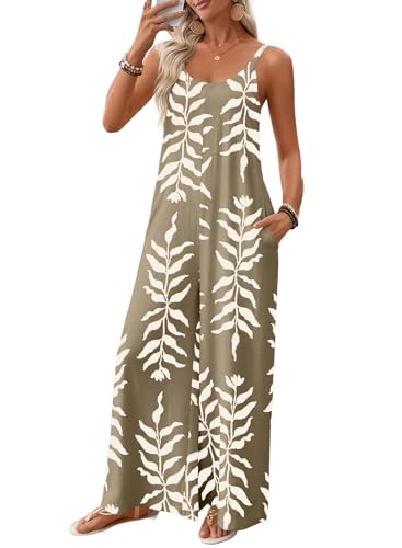BLENCOT Women's Resort Wear Wide Leg Jumpsuit Sexy...