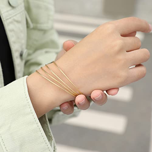 CHOW SANG SANG 18K Yellow Solid Gold Minimalist Simple Bangle for Women 92817K | 7 (Wrist Size:14.5-15.5 CM)3