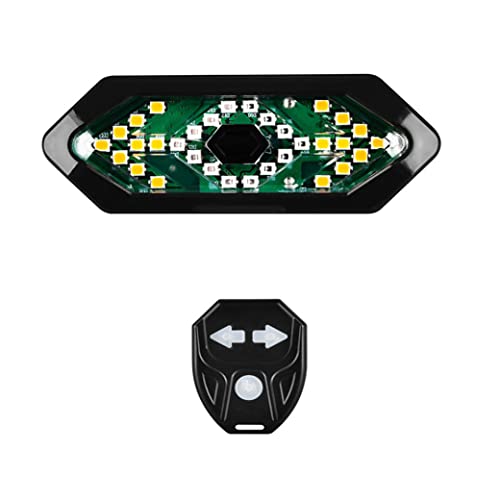Ruqingg Luz de en Bicicleta con luz Trasera de Bicicleta de Control Remoto inalámbrico con Trasera con para Ciclismo