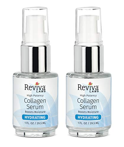 Revivia Labs Hydrating High Potency Collagen Serum, 1 ounce (Pack of 2)