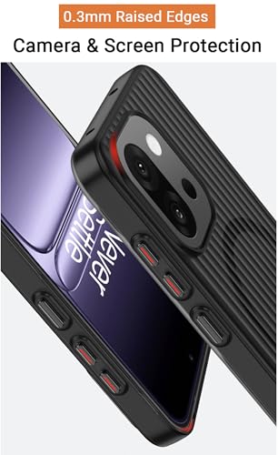 Image of Kapa Wave Magnetic Frosted Grip Back Cover for OnePlus 13S | [MagSafe Compatible] Wireless Charging, Slim, Metal Buttons Matte Finish Back Case (Grey)