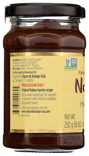 Nocciolata, Hazelnut Spread Dairy Free Organic, 8.82 Ounce