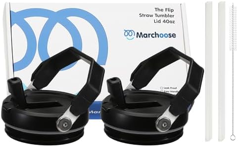 Amazon.com | Marchoose 2 Pcs Tumbler Flip Straw Lid Replacement fit for