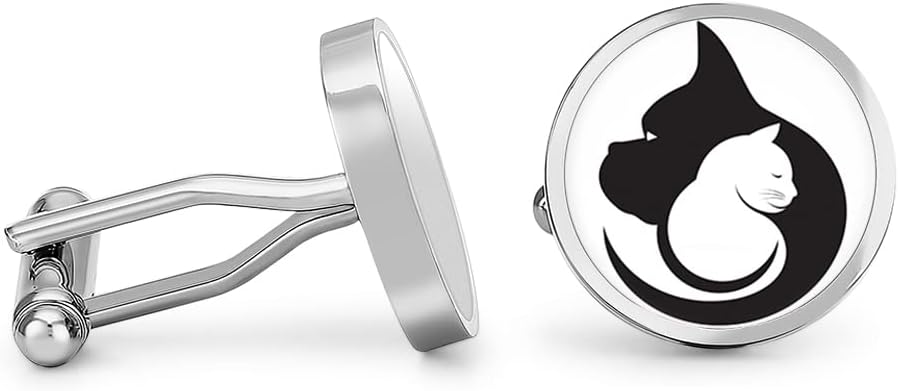 Dog and Cat Cufflinks Cat and Dog Cuff Links