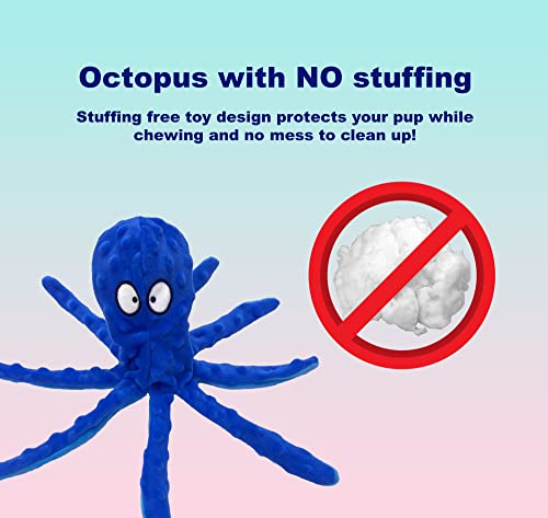 Shaggytailvillage Squeaky Dog Toys, Puppy Toys, Dog Toys For Small Dogs, Dog Toys For Medium Dogs, Dog Squeaky Toys, Dog Toys For Large Dogs, Durable & Soft Crinkle Dog Toy (Octopus+Ducky 2Pack) #TOP6