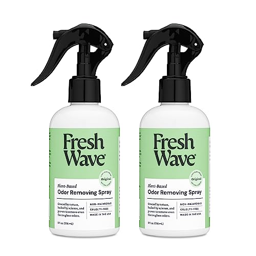 Fresh Wave Original Scent Odor Removing Spray, 8 fl. oz. | Pack of 2 | Odor Absorber for Home, Furniture, Fabrics & Trash | Safer Odor Relief