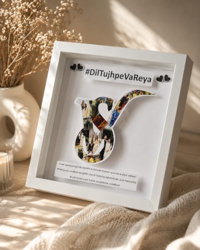 Image of HBH Personalized 3D Photo Frame Customized Home Display Keepsake
