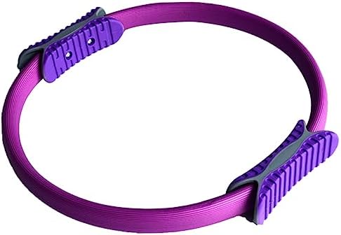 BioNyt 1pc The Ring Workout Rings Fitness Ring Yoga Ring Yoga Fitness Ring Pilates Yoga Ring Pilates Ring Yoga Circle Elastic Ring Purple Sports Ring Non-Slip Yoga Ring