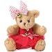 Bearington Jenny Jingles, Christmas Plush Stuffed Animal Ballerina Teddy Bear, 10"
