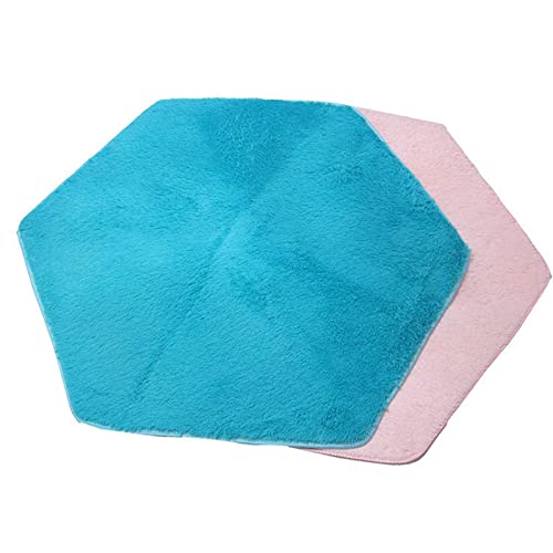 Image of Club Bollywood Kids Tent Carpet Hexagon Rug Non Slip Rug Playhouse Pad Mat for Home Blue|Toys & Hobbies | Outdoor Toys & Structures |Play Tents|1 Tent Carpet