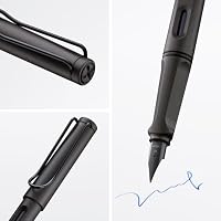 Lamy safari umbra Füller mit polierter Stahlfeder in Strichbreite B – Ansicht 2