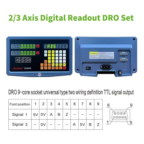 SDS-2MS 2 Axis Glass Scale DRO