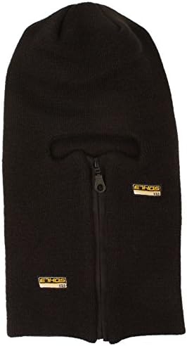 Winter Men's Thick Ski Skate Runner Balaclava Zipper 1 Eye Hole Face Mask