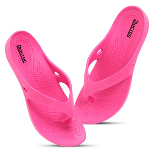 Image of DOCTOR HEALTH SUPER SOFT Women Ultra Soft Cushion Footbed Slipper | Comfortable Light Weight Waterproof Slippers |Adult Flip Flops Mild Acupressure | All Day Wear