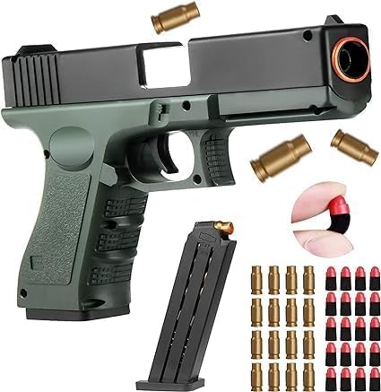 See full amazon price history chart for AP Plastic ABS Toy Gun with Jump Ejectinging Magazine, Soft Bullets & Pull Back Action, Pistol Toys for Boy Birthday Gift Item Foam Blaster Bullet Gun with 10 Pcs Darts (Green/Black) (Green) AP Plastic ABS Toy Gun with Jump Ejectinging Magazine, Soft Bullets & Pull Back Action, Pistol Toys for Boy Birthday Gift Item Foam Blaster Bullet Gun with 10 Pcs Darts (Green/Black) (Green) (B0CVNBLXKC) Amazon Price History, Amazon Price Tracker