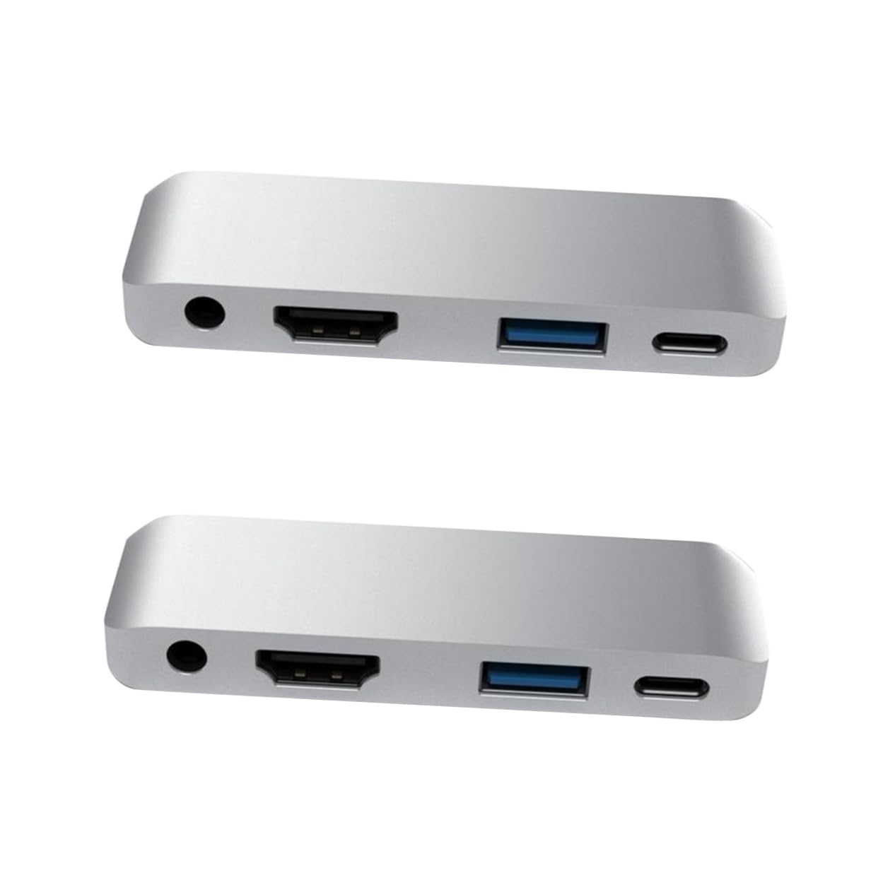 OSALADI 2 Piezas Concentrador USB Alimentado Concentrador USB Hiperimpulsor Adaptador Multipuerto Adaptador Multipuerto c Hub 4k 4 En 1 Computadora Portátil