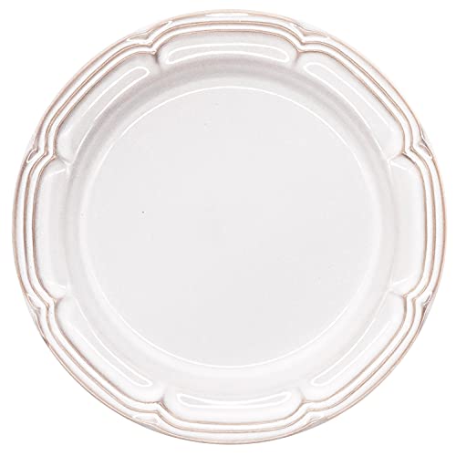 ????(Koyotoki) Koyo 15910107 Raffine Rim Plate, 6.9 inches (17.5 cm), Smoke White, Made in Japan
