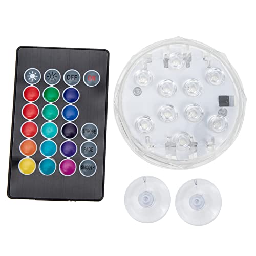 Yardenfun Luz De Buceo Led Sumergible Para Piscinas Luces Para Estanques Luz Led Subacuática Resistente Al Agua Para Decoración Acuática Nocturna
