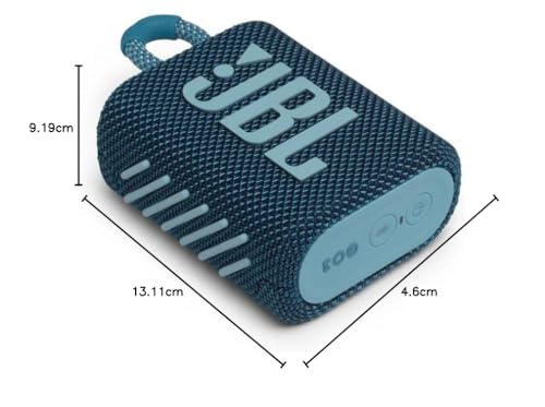 GO 3 Speaker Bluetooth Portatile, Cassa Altoparlante Wireless con Design Compatto, Resistente ad Acqua e Polvere IPX67, fino a 5 h di Autonomia, USB, Blu - Gadget - Immagine 9