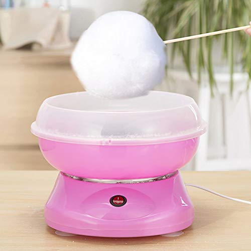 QiKun-Home Elektrische DIY Mini süße Zuckerwatte Hersteller Marshmallow Maschinen Tragbare Zuckerwatte Maschine 450W Red… – Bild 3