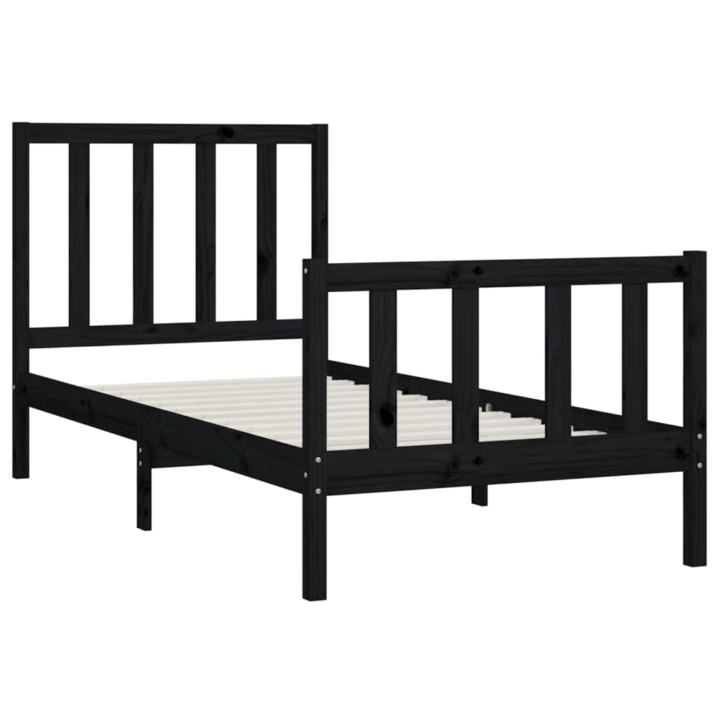 NQJIBUE Article-Bedframe zonder matras Bruin Massief grenen 100x200 cm, Bedden en accessoires, Bedden en frames NQJIBUE Article-Bedframe zonder matras Bruin Massief grenen 100x200 cm, Bedden en accessoires, Bedden en frames