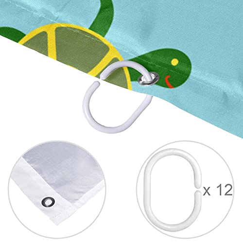 Rideau de douche boho imperméable 152 x 183 cm lavable avec crochets