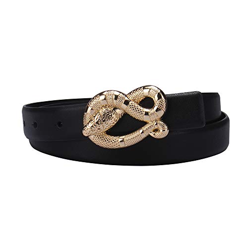 Jessica Simpson Women's Fashion Snake Buckle Belt