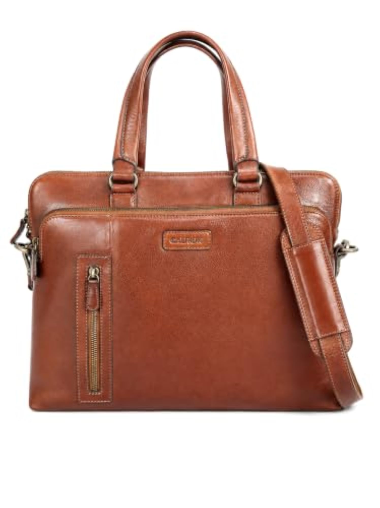 Genuine Leather Men's Messenger Bag, Elegant Design