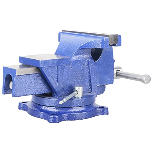 DAYUAN 5'' Heavy Duty Bench Vise Anvil Forged, 360 Swivel Locking Base Desktop Clamp 5 DAYUAN 5'' Heavy Duty Bench Vise Anvil Forged, 360 Swivel Locking Base Desktop Clamp - Image 5