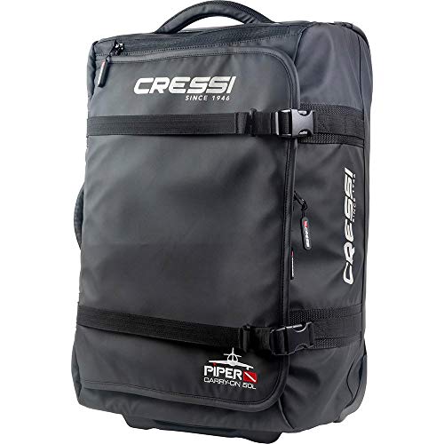 Cressi Carry-on Wheeled Bag, High-Capacity, Telescoping Handle, Heavy-Duty Structure – Piper