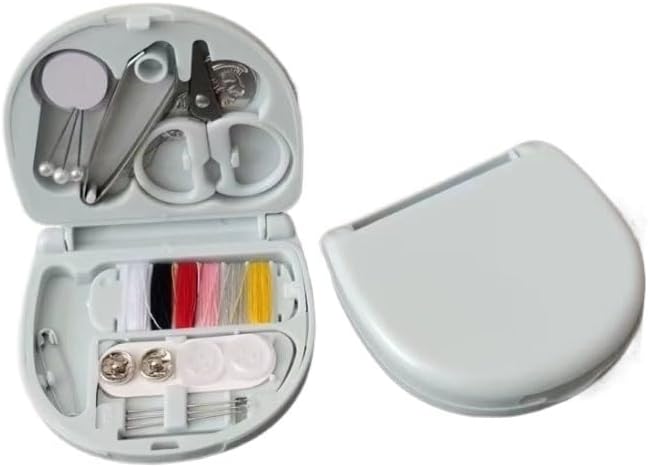 MVNOIRE Multifunctional Plastic Mini Sewing Kit Portable Small Needle Thread Bag Tool Set