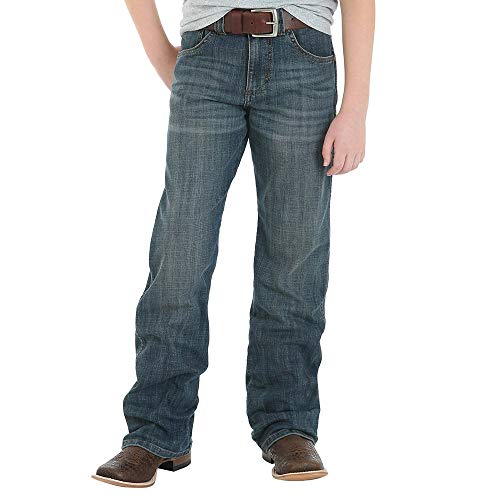 Jeans Wrangler para niños corte boot cut y ajuste relajado de estilo retro