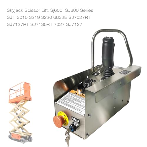 Image of 400091 400091AJ Control Box Assembly with Joystick Compatible Skyjack Scissor Lift SJ600 SJ800 Series SJIII SJ7135RT 3015 3219 3220 6832E 7027 SJ7027RT SJ7127RT SJ7127 (400091)