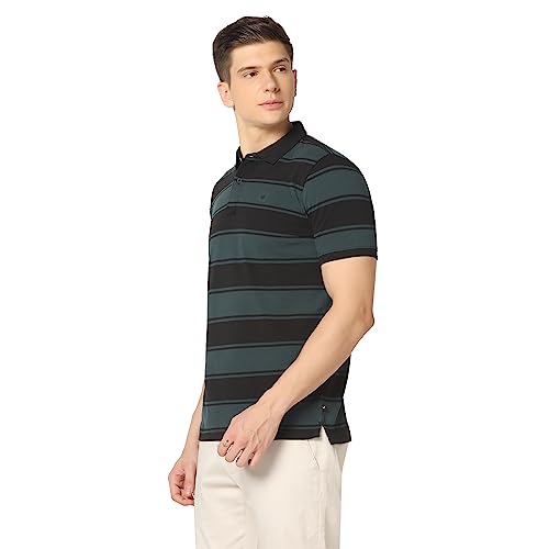 Image of Blackberrys Men's Striped Slim Fit T-Shirt