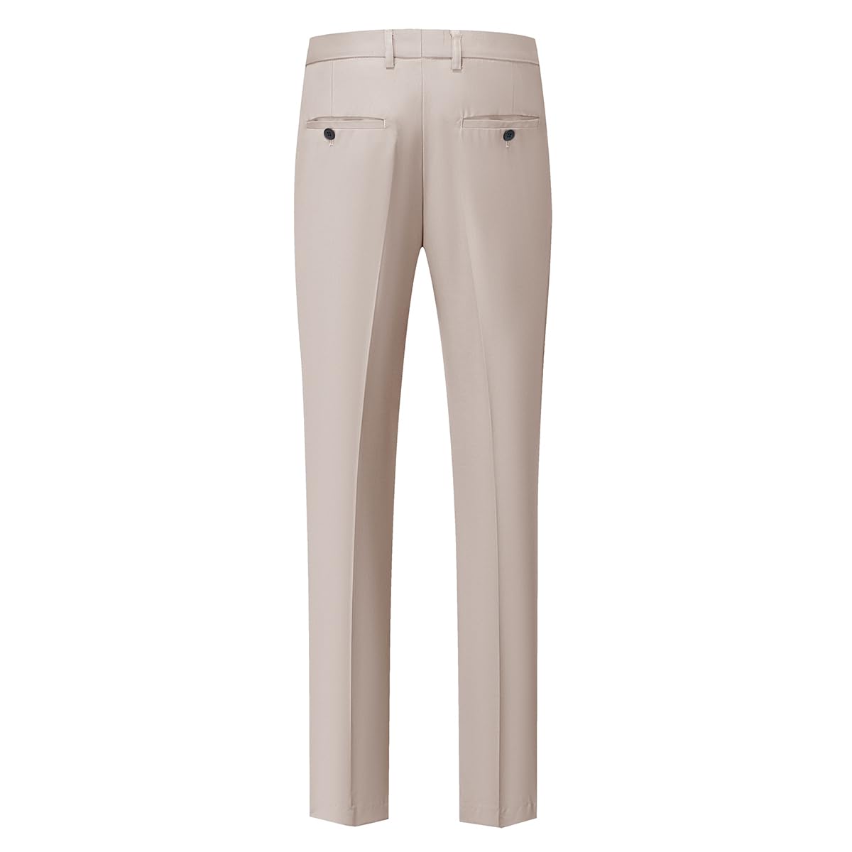 MODFUL Herren Anzug 3-teilig Slim Fit Business Einknopf Smoking Hochzeitsblazer Weste Hosen Set