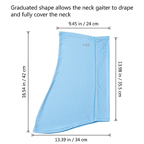 Image of BASSDASH Neck Gaiter Mask UPF 50 Sun Protection for Men & Women, Fishing, Hiking, Outdoor