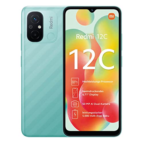 Xiaomi Redmi 12C 4GB/128GB Verde (Mint Green) Dual SIM 22126RN91Y (Reacondicionado)