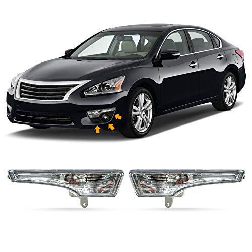 2Pcs Turn Signal Side Marker Light Compatible with Nissan Altima 2013 2014 2015 Driver Side and Passenger Side Replaces NI2530118 , 261353TA0A
