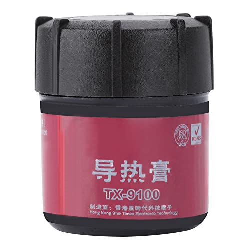 VBESTLIFE Pasta de Grasa Térmica de 30g, Grasa de Silicona de Refrigeración Conductiva para Chipset CPU GPU VGA y Otros Componentes de PC